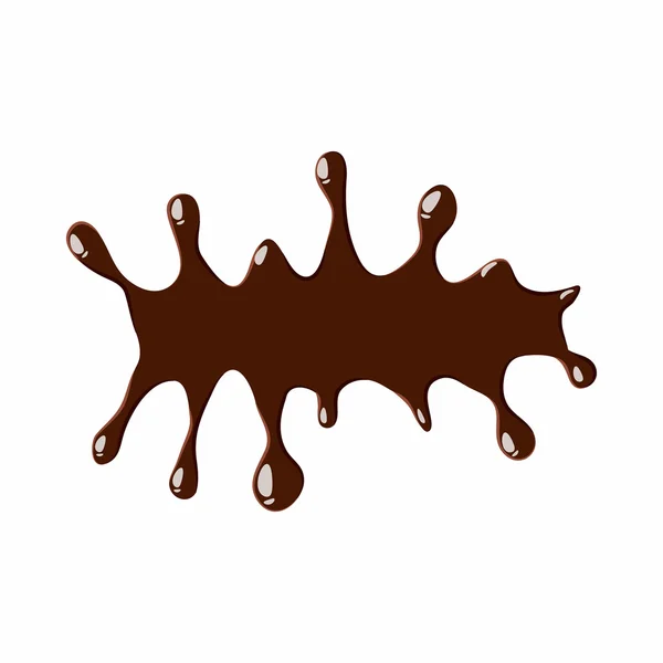 Icône chocolat noir — Image vectorielle