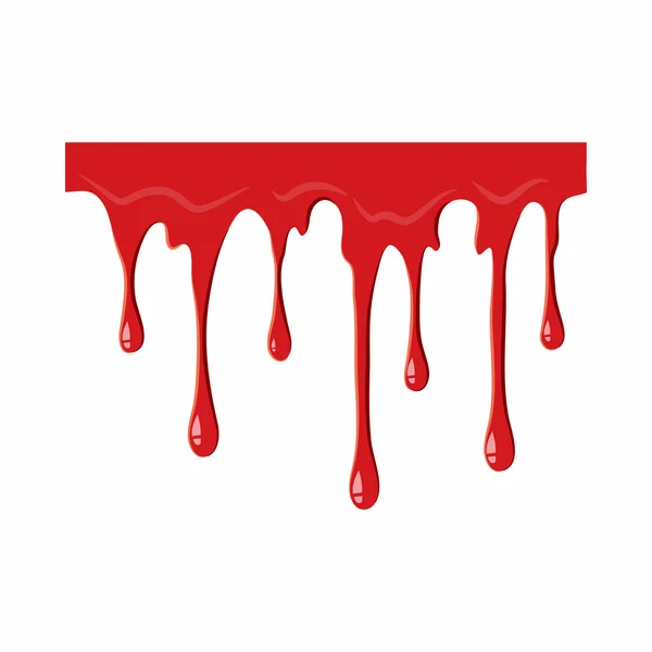 Icono de sangre que fluye — Vector de stock