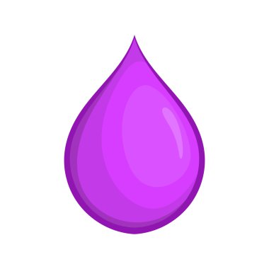 Damla petrol simgesi, karikatür tarzı