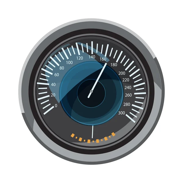 Speedometer icon, cartoon style — Stock Vector