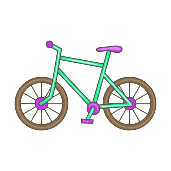 Fahrrad-Ikone, Cartoon-Stil — Stockvektor