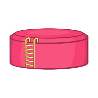 Tank sıvı depolama simgesini, karikatür tarzı