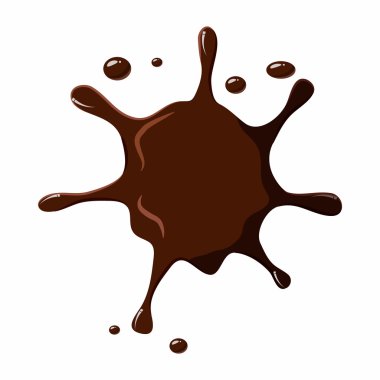 Squirt chocolate icon clipart