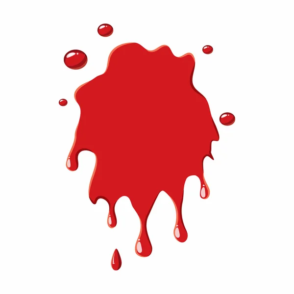 Icono mancha de sangre — Vector de stock