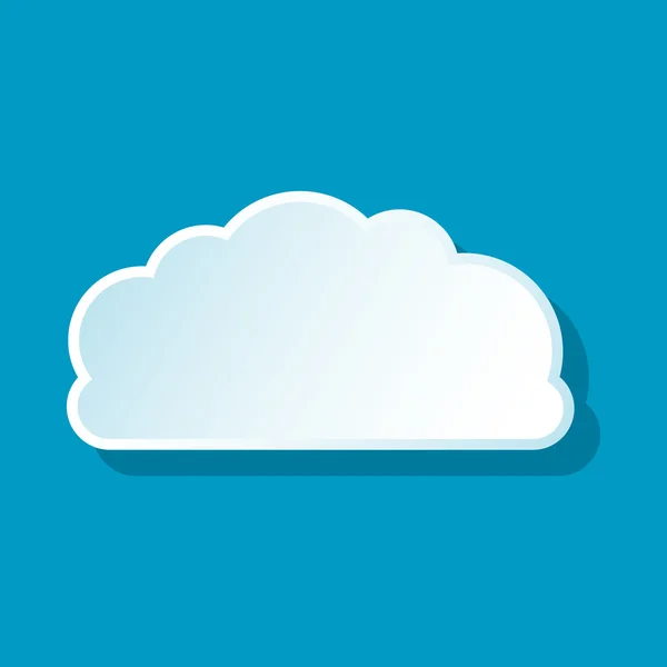 Kleine wolk pictogram — Stockvector