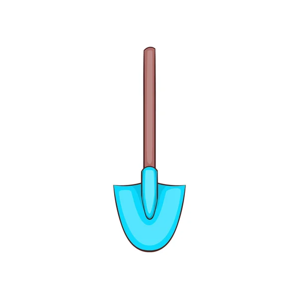 Icono de pala, estilo de dibujos animados — Vector de stock