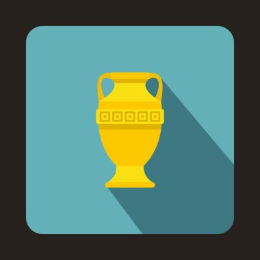 Antik vazo simgesi, düz stil