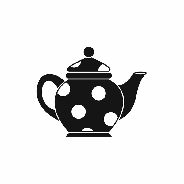 Значок чайника, простой стиль — стоковый вектор