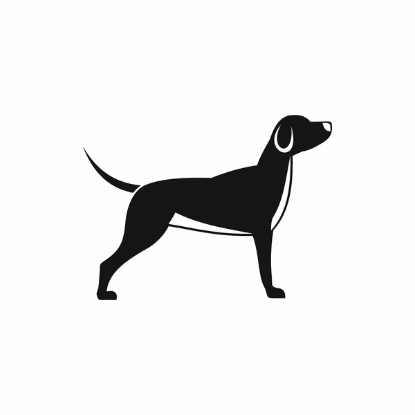 Icône pour chien, style simple — Image vectorielle