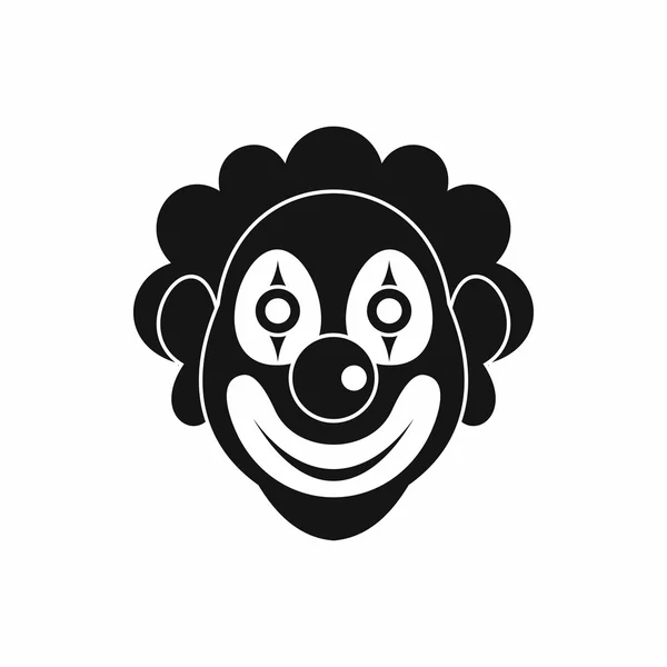 Иконка клоуна, простой стиль — стоковый вектор
