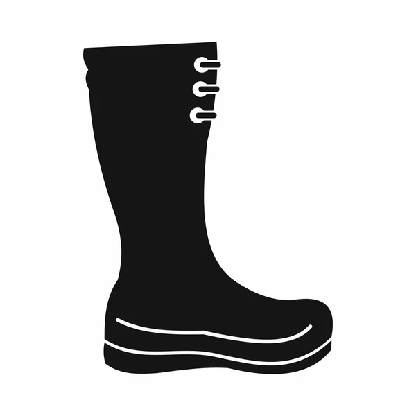 Botas de goma icono, estilo simple — Archivo Imágenes Vectoriales