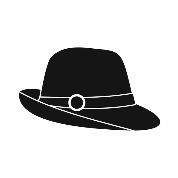 Icône chapeau, style simple — Image vectorielle