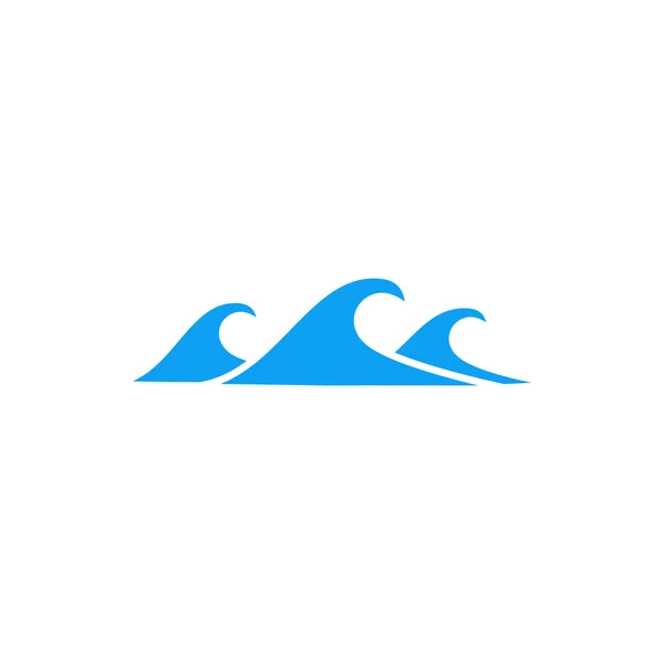 Pequeño icono de ola de mar, estilo simple — Vector de stock