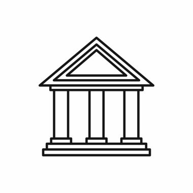 Müze binası simgesi, özet biçimi