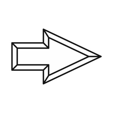 Anahat tarzı ok simgesi