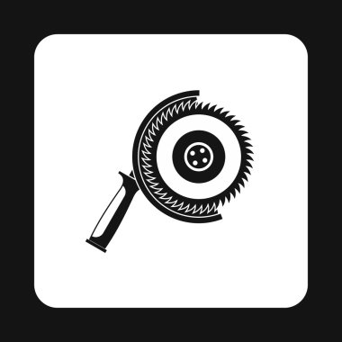 Dairesel testere simgesi, basit biçim