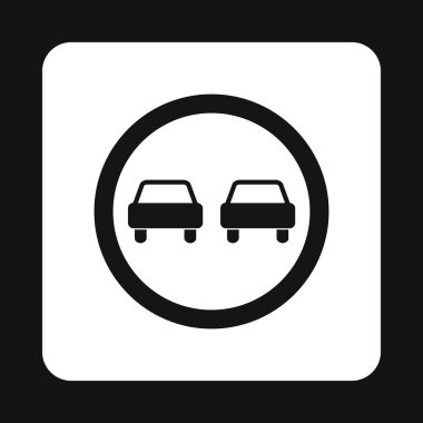 İşareti yetişme simgesi, basit tarzı