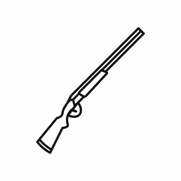 Icono de escopeta de caza, estilo de contorno — Vector de stock