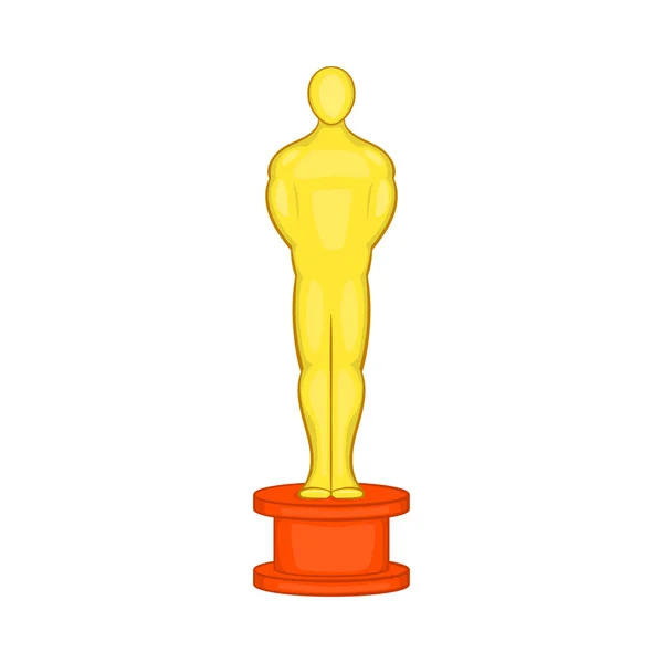 Bioscoop gouden award pictogram, cartoon stijl — Stockvector