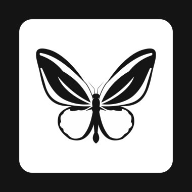 Küçük kelebek simgesi, basit tarzı
