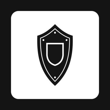 Askeri kalkan kutsal kişilerin resmi, basit tarzı