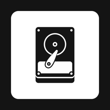 Sabit disk veri simgesi, basit tarzı