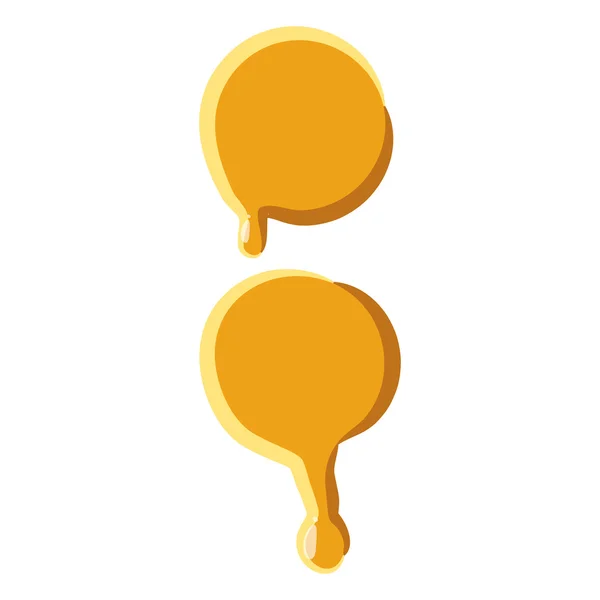 Colon from honey icon — Stock Vector