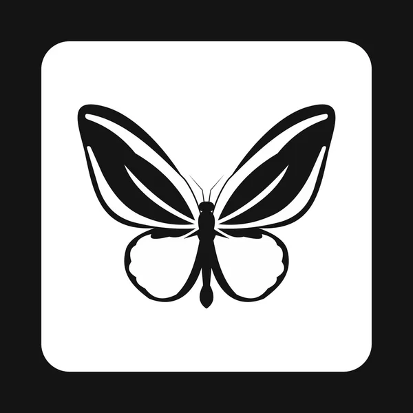Pequeño icono de mariposa, estilo simple — Vector de stock