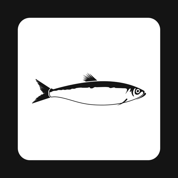 Ringa balığı simgesi, basit tarzı — Stok Vektör