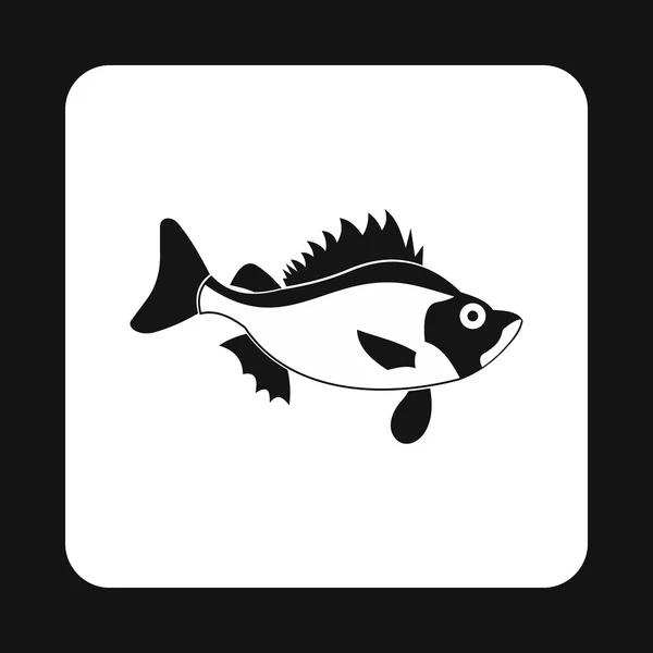 Ref-fish icon, simple style — стоковый вектор