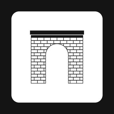 Tuğla kemer simgesi, basit tarzı