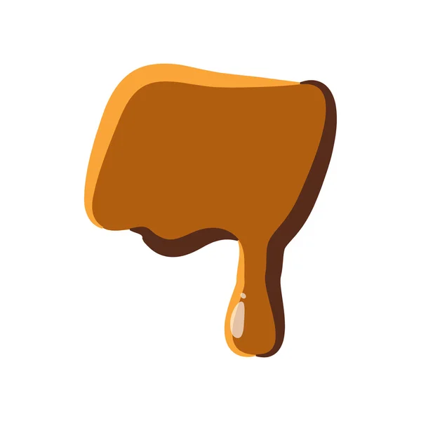 Citazione dall'icona di caramello — Vettoriale Stock