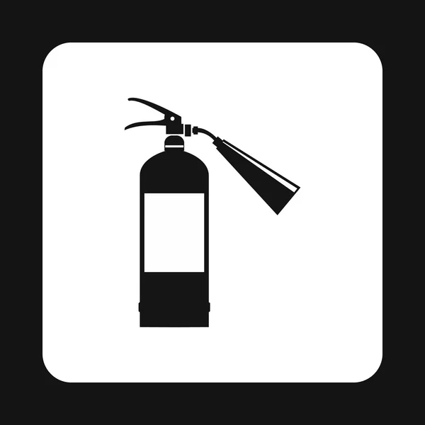 Ícone do extintor de incêndio, estilo simples — Vetor de Stock