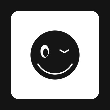 Eyewink ifade simgesi, basit tarzı