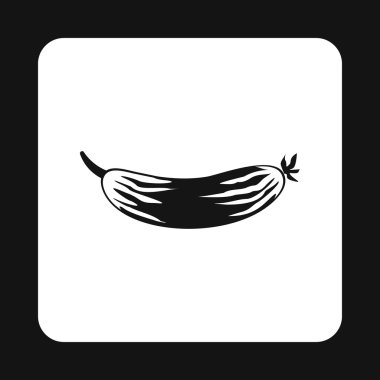 Salatalık simgesi, basit tarzı