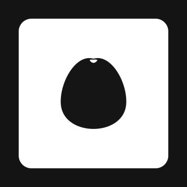 Avokado simgesi, basit tarzı