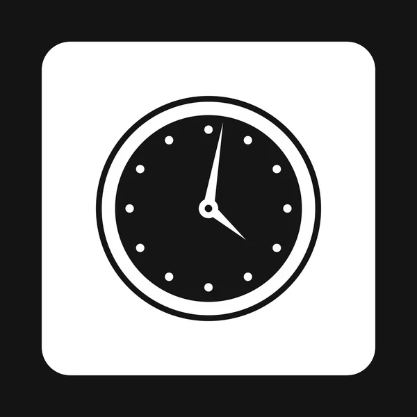 Icono de reloj mecánico montado en la pared — Vector de stock