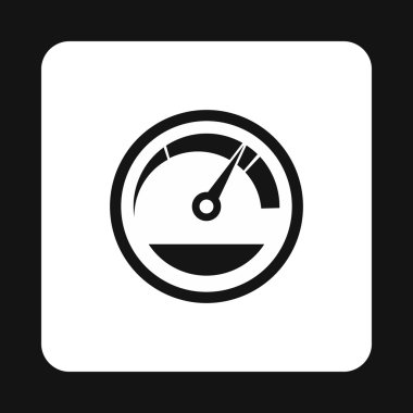 Takometre simgesi basit tarzı