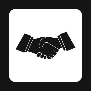 El sıkışma simgesi basit tarzı