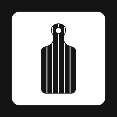 Siyah kesim Panosu simgesi, basit tarzı