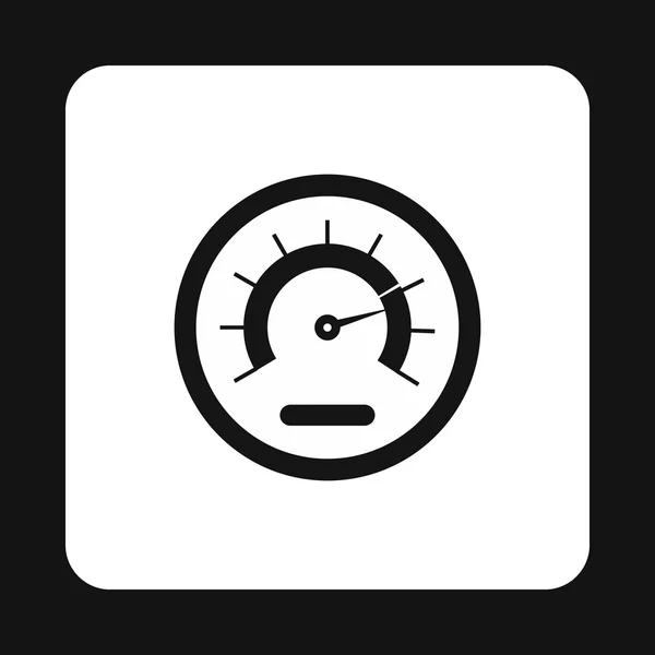Icono de tacómetro en estilo simple — Vector de stock