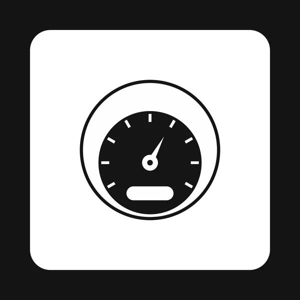 Speedometer, measuring scale icon — Stock Vector