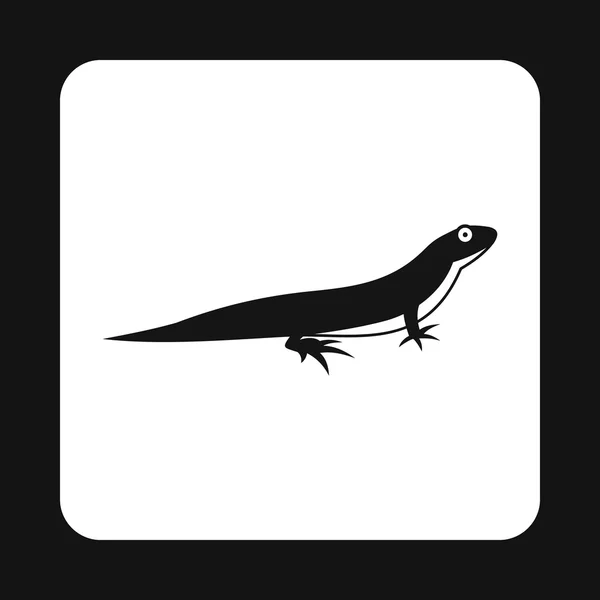 Pequeño icono de lagarto, estilo simple — Vector de stock