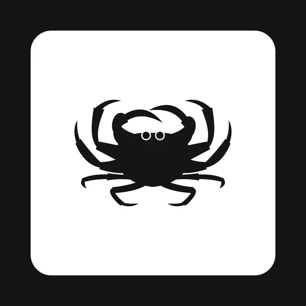 Krabba ikon, enkel stil — Stock vektor
