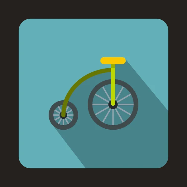 Bicycle for children icon, flat style — Stock Vector