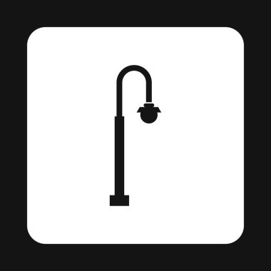 Basit tarzı sokak ışık simgesi