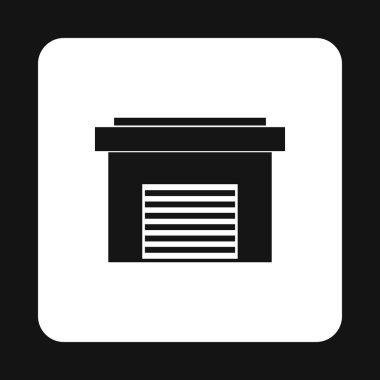 Garaj simgesi basit tarzı