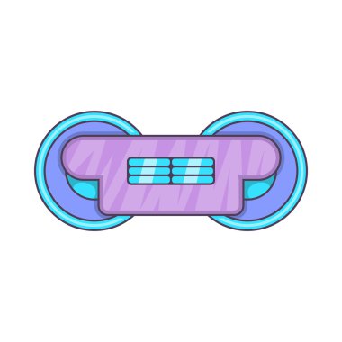 Tren tekerlek simgesi, karikatür tarzı