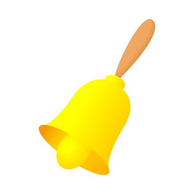 Zil simgesini, karikatür tarzı