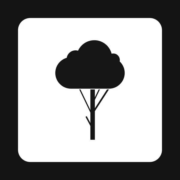 Ícone de árvore em estilo simples — Vetor de Stock